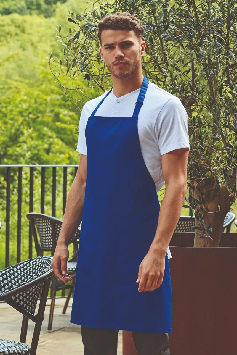 Dark Grey Sustainable Bib Apron (No Pockets)