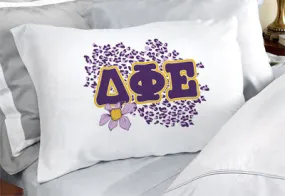 Delta Phi Epsilon Cheetah Print Pillowcase - SGPC