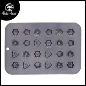 Different Shapes Non Stick Mini Cheese Cake Tray 24 Cavity