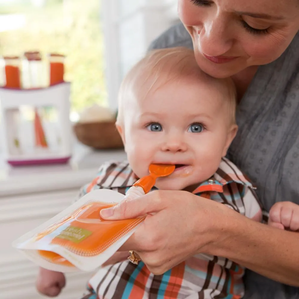 DIY Baby Food Squeeze Station