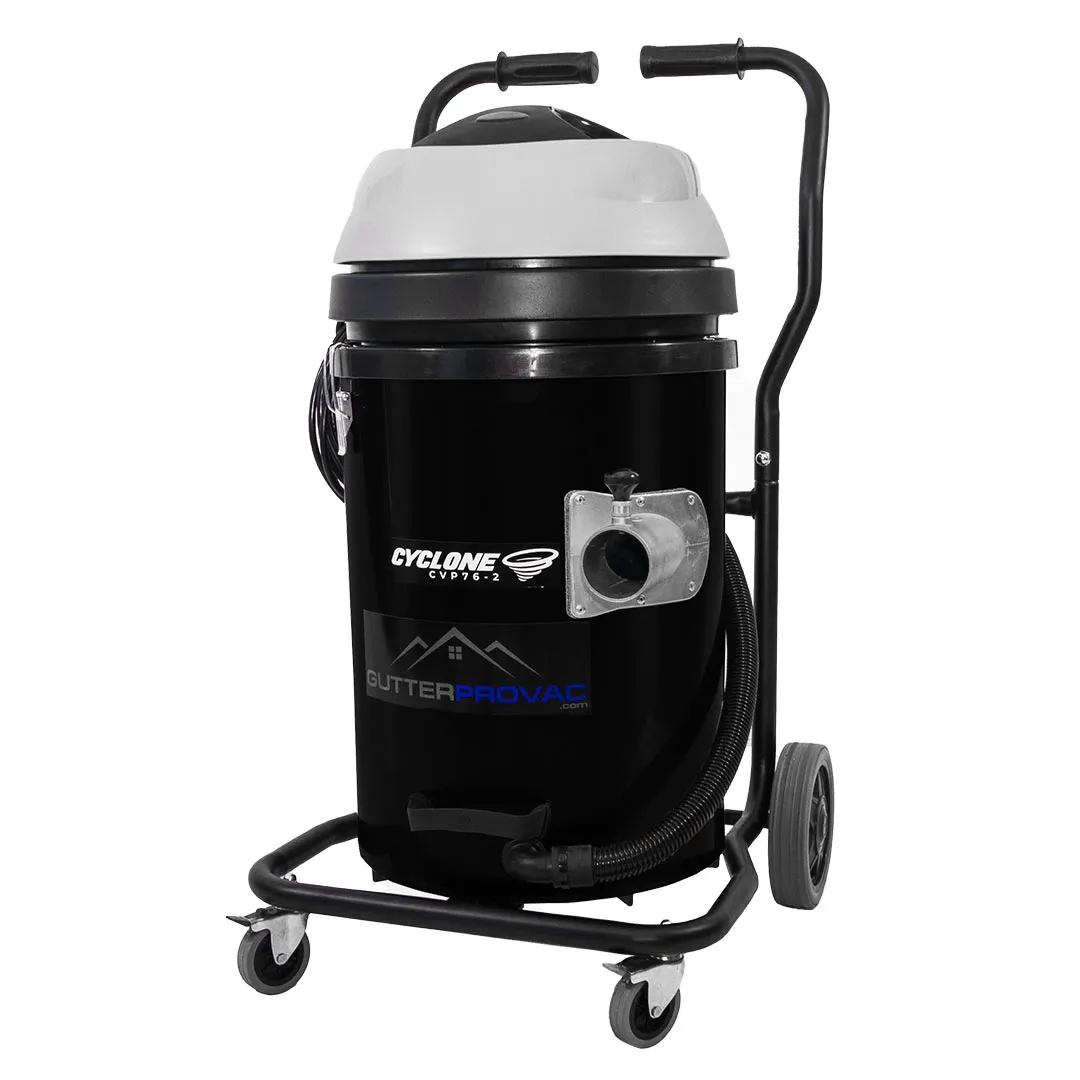 Domestic (120v) Gutter Vacuum Cyclone 2400W Polypropylene, 20 Gallon Tank