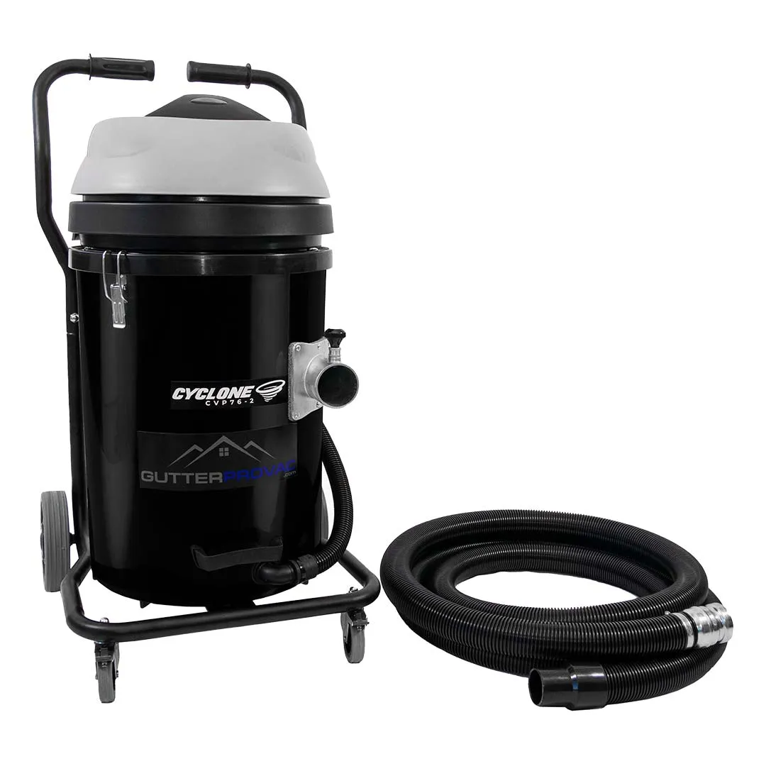 Domestic (120v) Gutter Vacuum Cyclone 2400W Polypropylene, 20 Gallon Tank