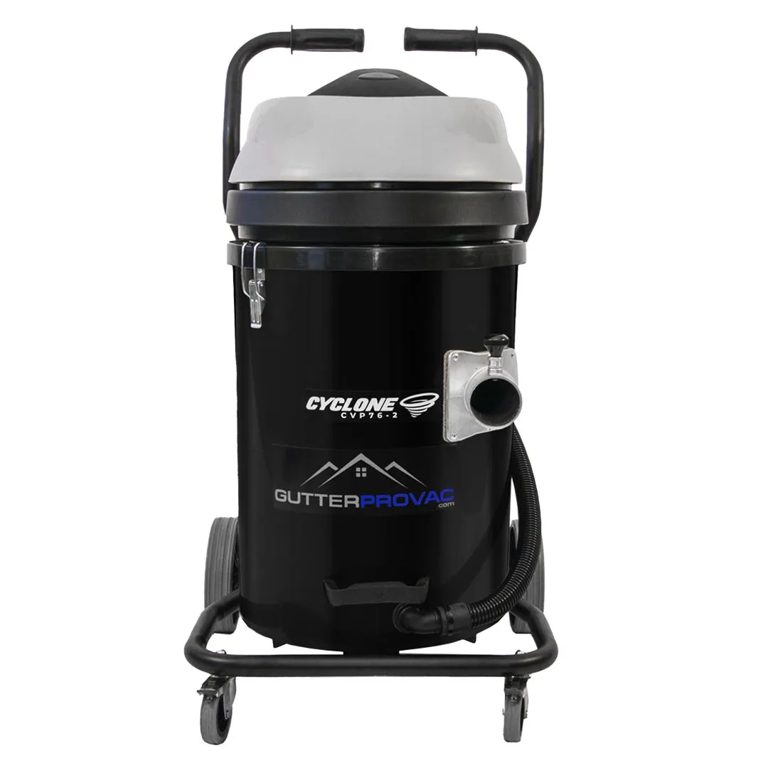 Domestic (120v) Gutter Vacuum Cyclone 2400W Polypropylene, 20 Gallon Tank