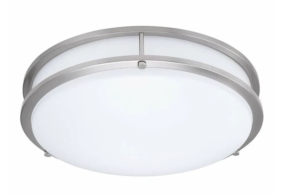 Double Ring Surface Mount Ceiling Light (12in, 14in, 16in) 5CCT SWITCHABLE (2700K/3000K/3500K/4000K/5000K) Dimmable