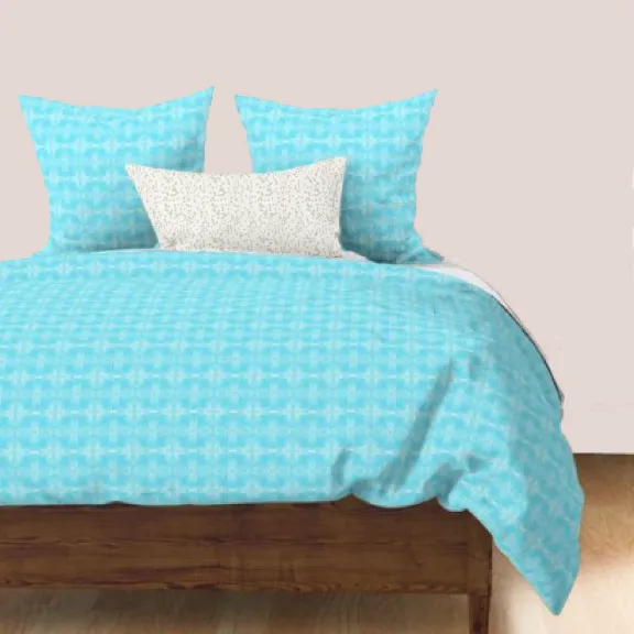 Duvet Cover <br/> Jamprang, Turquoise