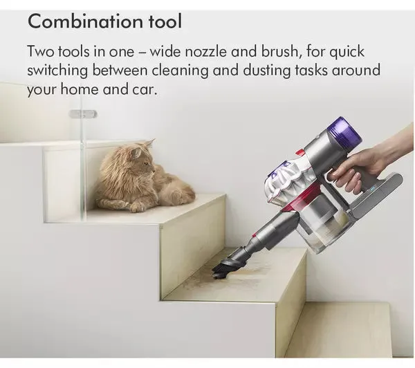 Dyson V8 Absolute Cordless Vacuum Cleaner upto 40 Minutes Run Time Silver Yellow V8ABS-2023