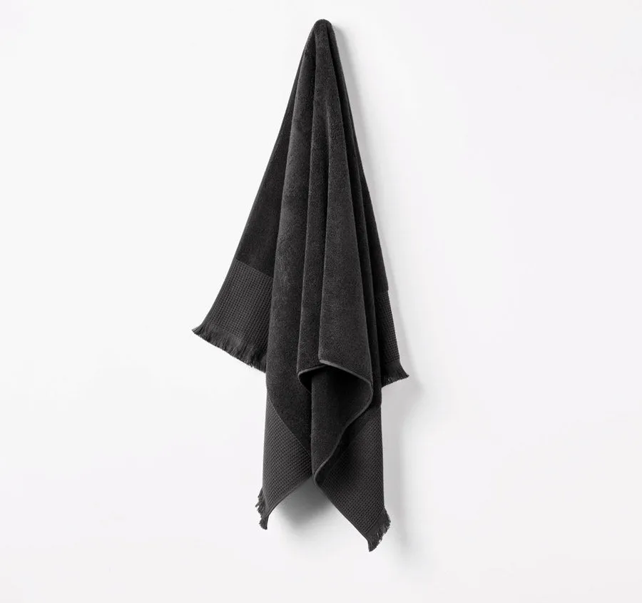 Eden 550GSM Cotton Bath Towel Range Charcoal