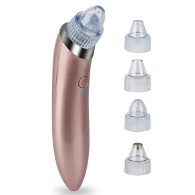 Electric Blackhead Remover Vacuum with 4 Suction Heads