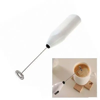 Electric Hand Blender Mixer Frother Whisker Latte Maker for Milk Coffee Egg Beater Battery Operated