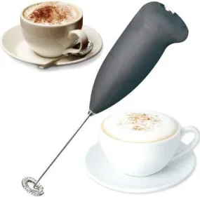 Electric Hand Blender Mixer Frother Whisker Latte Maker for Milk Coffee Egg Beater Battery Operated