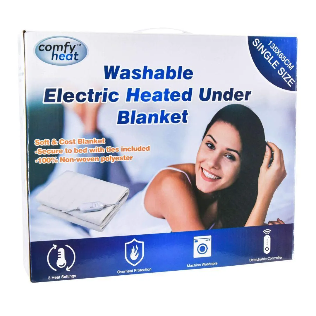 Electric Heated Blanket with 3 Heat Setting Controller