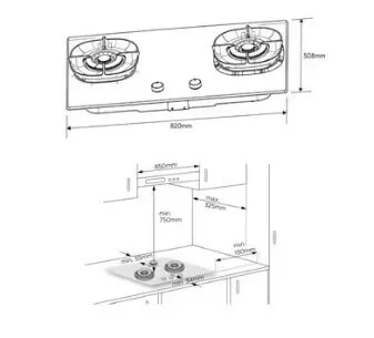 Electrolux EHG8351SCP (PUB) 82cm UltimateTaste 500 Built-in Gas Hob With 3 Cooking Zones