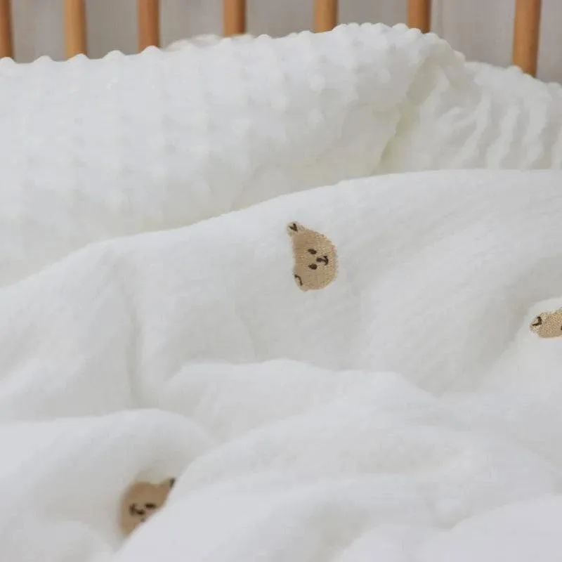 Embroidered Cotton Duvet