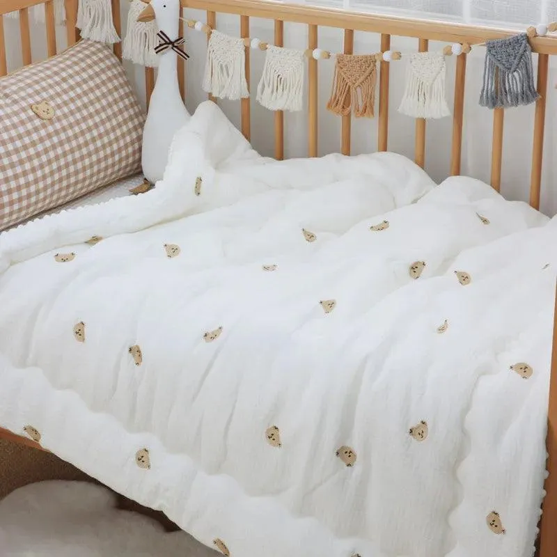 Embroidered Cotton Duvet