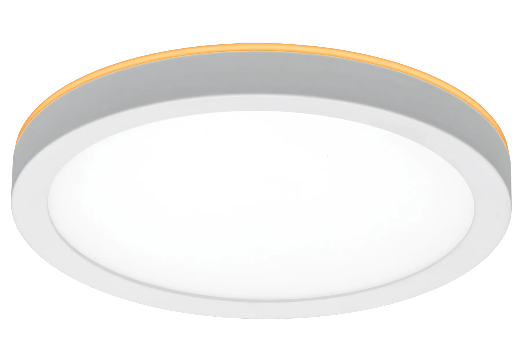 ETi Solid State Lighting 7.5˝ Flush Mount Ceiling Light with Integrated 2000K Nightlight – White Finish