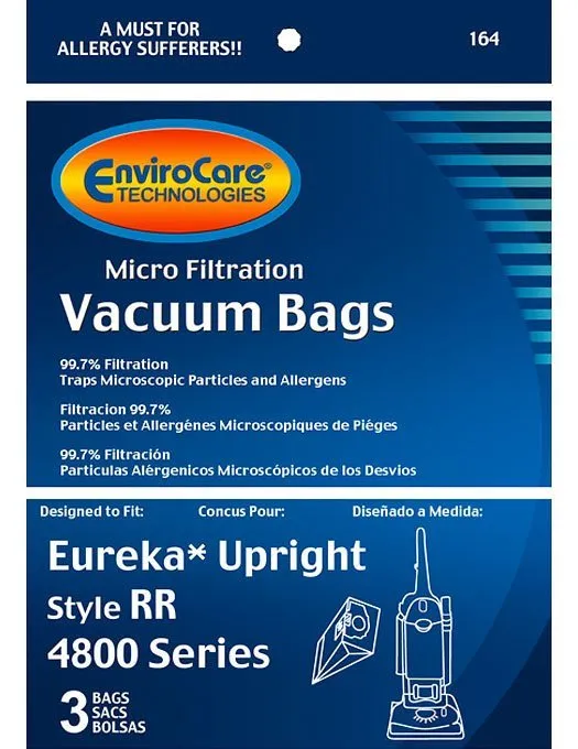 Eureka Style RR Vacuum Bags - 3 Pack (EnviroCare 164)