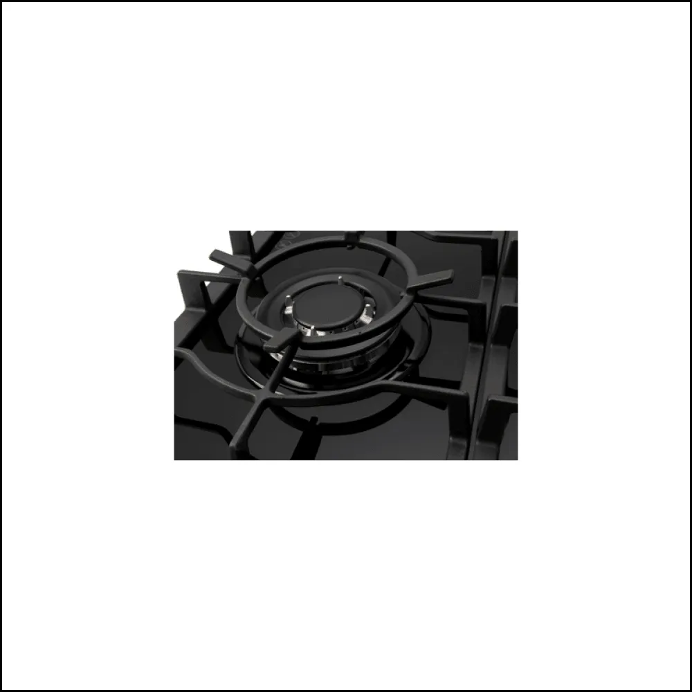 Euro Appliances ECT900GBK2 90cm 5 Burner Gas on Glass Cooktop