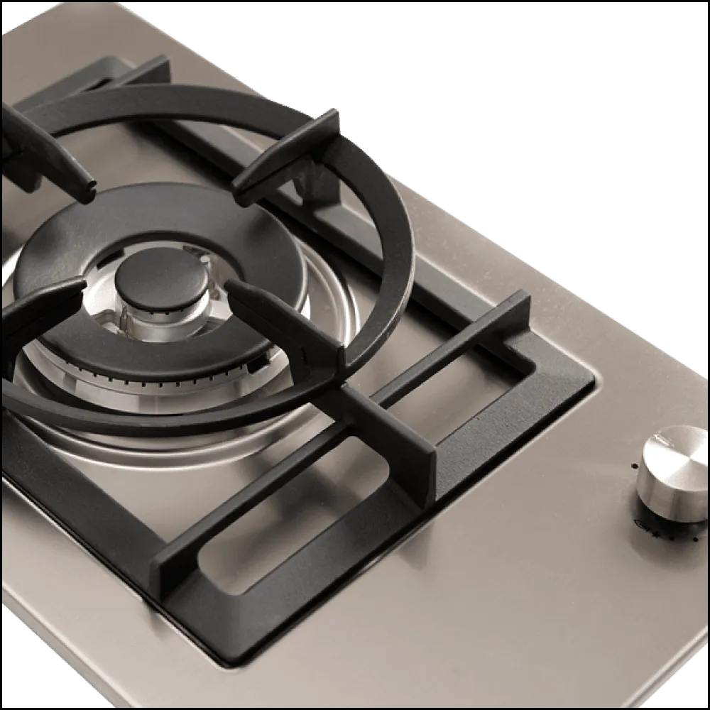 Euro Appliances EMJG30WSX 30cm Domino Wok Natural Gas Cooktop - Special Order