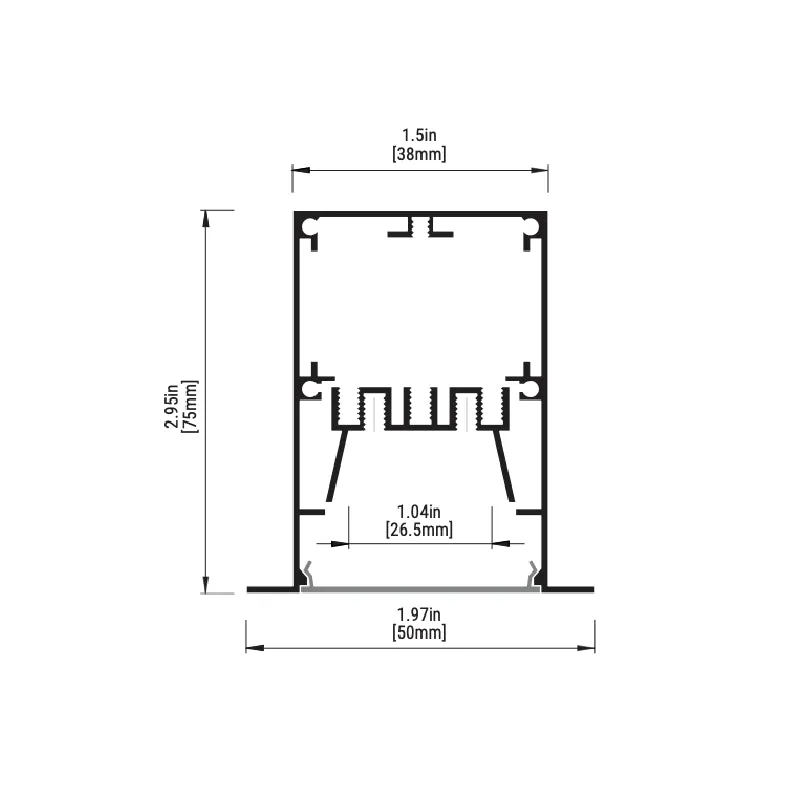 Eurofase F38 LED Architectural Linear, Recessed Mount, 120-277V/347V