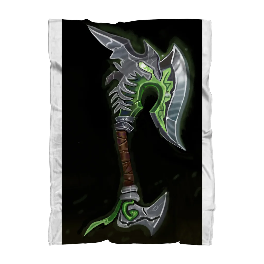 Fel Axe Sublimation Throw Blanket