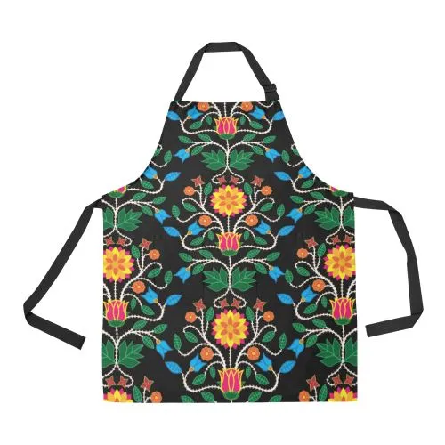 Floral Beadwork Four Clans Apron