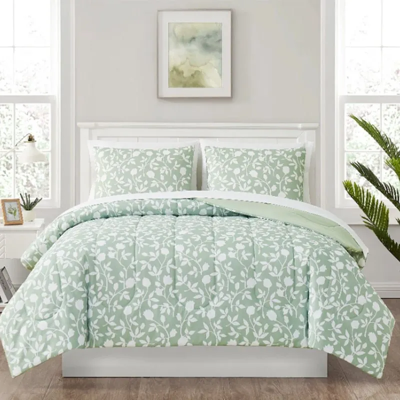 Floral Bed in a Bag Comforter Set