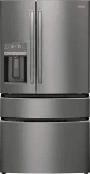 Frigidaire Gallery GRMC2273CD 21.5 Cu. Ft. Counter-Depth 4-Door French Door Refrigerator in Black Stainless Steel