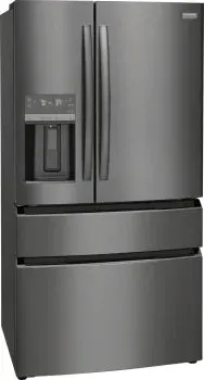 Frigidaire Gallery GRMC2273CD 21.5 Cu. Ft. Counter-Depth 4-Door French Door Refrigerator in Black Stainless Steel