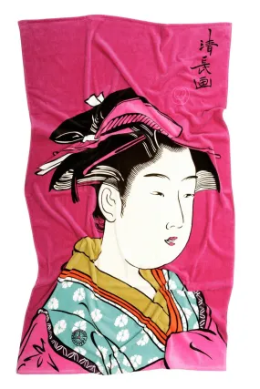 Geisha Beach Towel