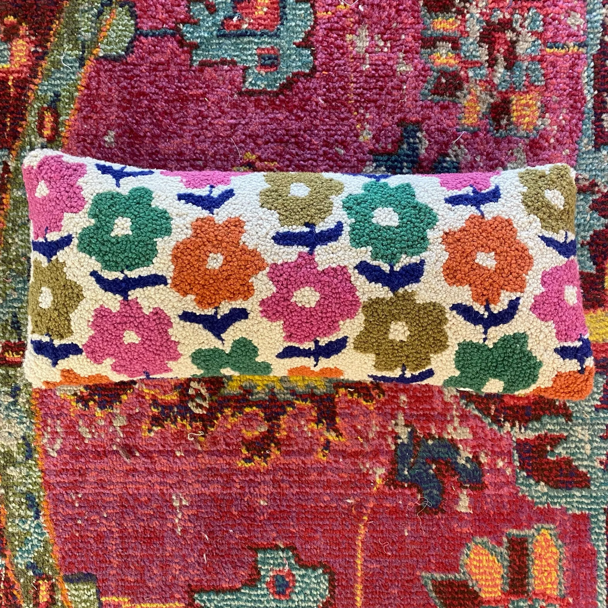 Groovy Blooms Pillow