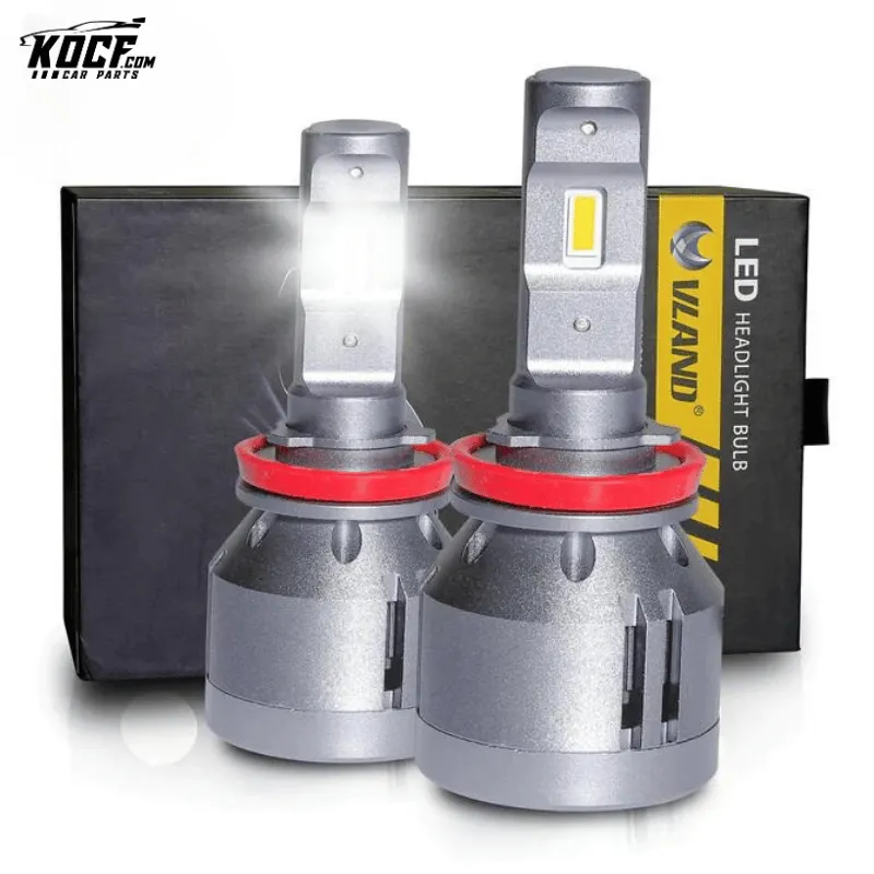 H11 2PCS LED Headlights Bulbs High Low Beam Fog Lights bulb 6500K 7200LM 32W/Each 64w/Set IP67 Waterproof