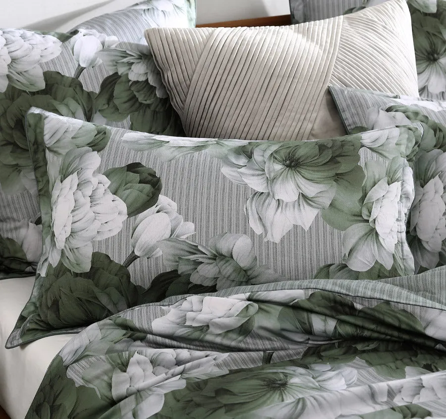 Hailey European Pillowcase Sage