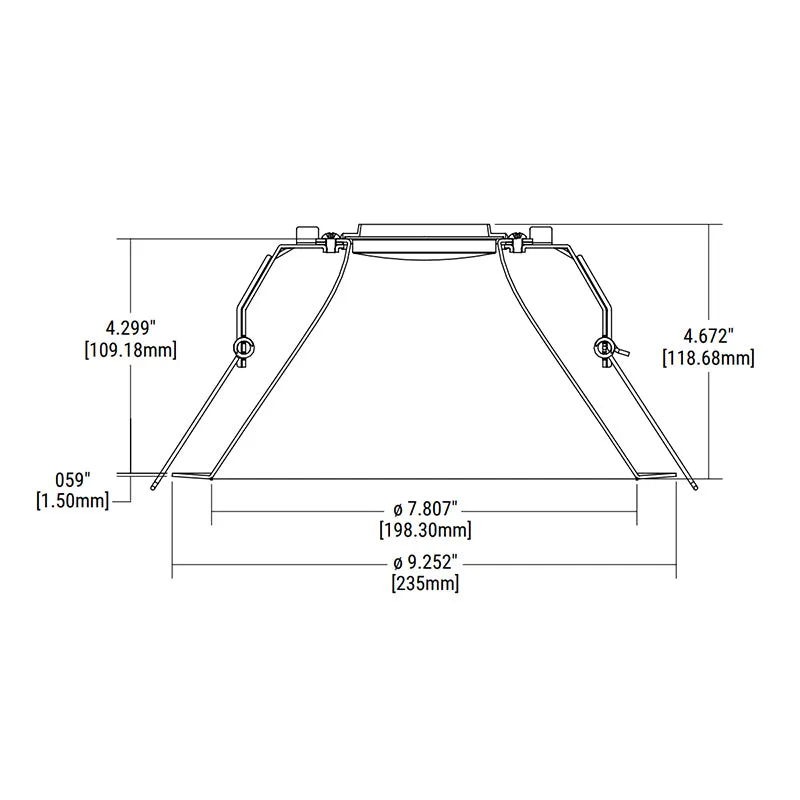 Halo Commerial HCD8TRH 8" Round Reflector, Medium Distribution