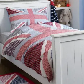 Harry Blue and Red Union Jack Duvet Cover Bedset