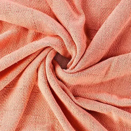 Heather 80214CPK Coral Pink Throw Blanket