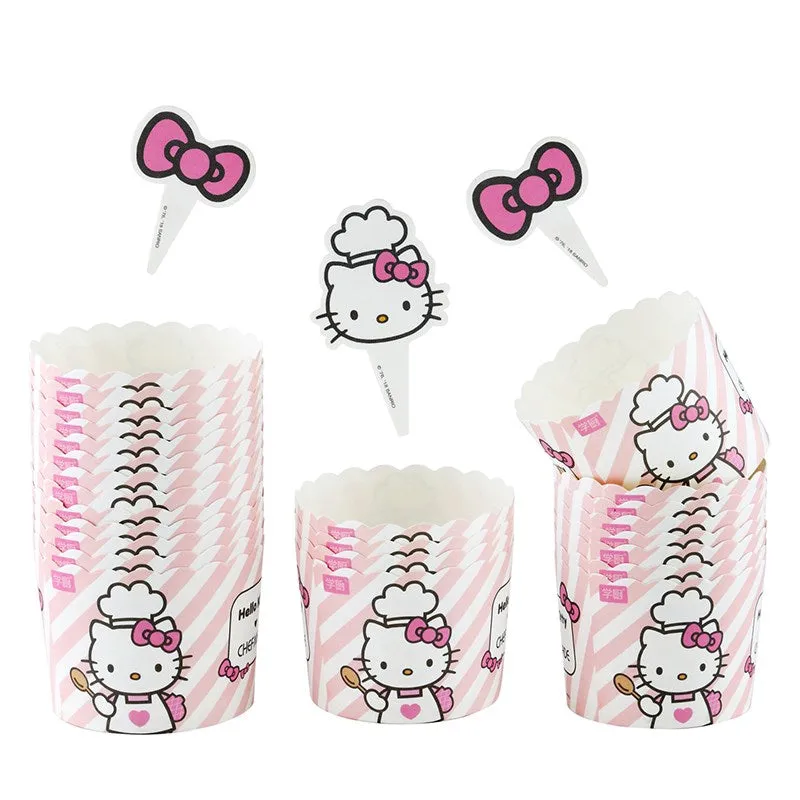 Hello Kitty Paper Baking Cup 25pk - Pastry Chef