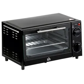 HOMCOM Mini Oven & Grill - Black