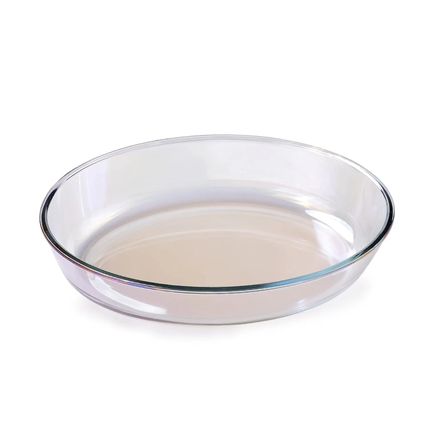 Homestic 2400 ml Borosilicate Glass Baking Tray | Transparent Microwave Oven Safe Utensils | Oval Bread Moulds for Baking | Dishwasher & Freezer Safe | Multipurpose use Serving Tray