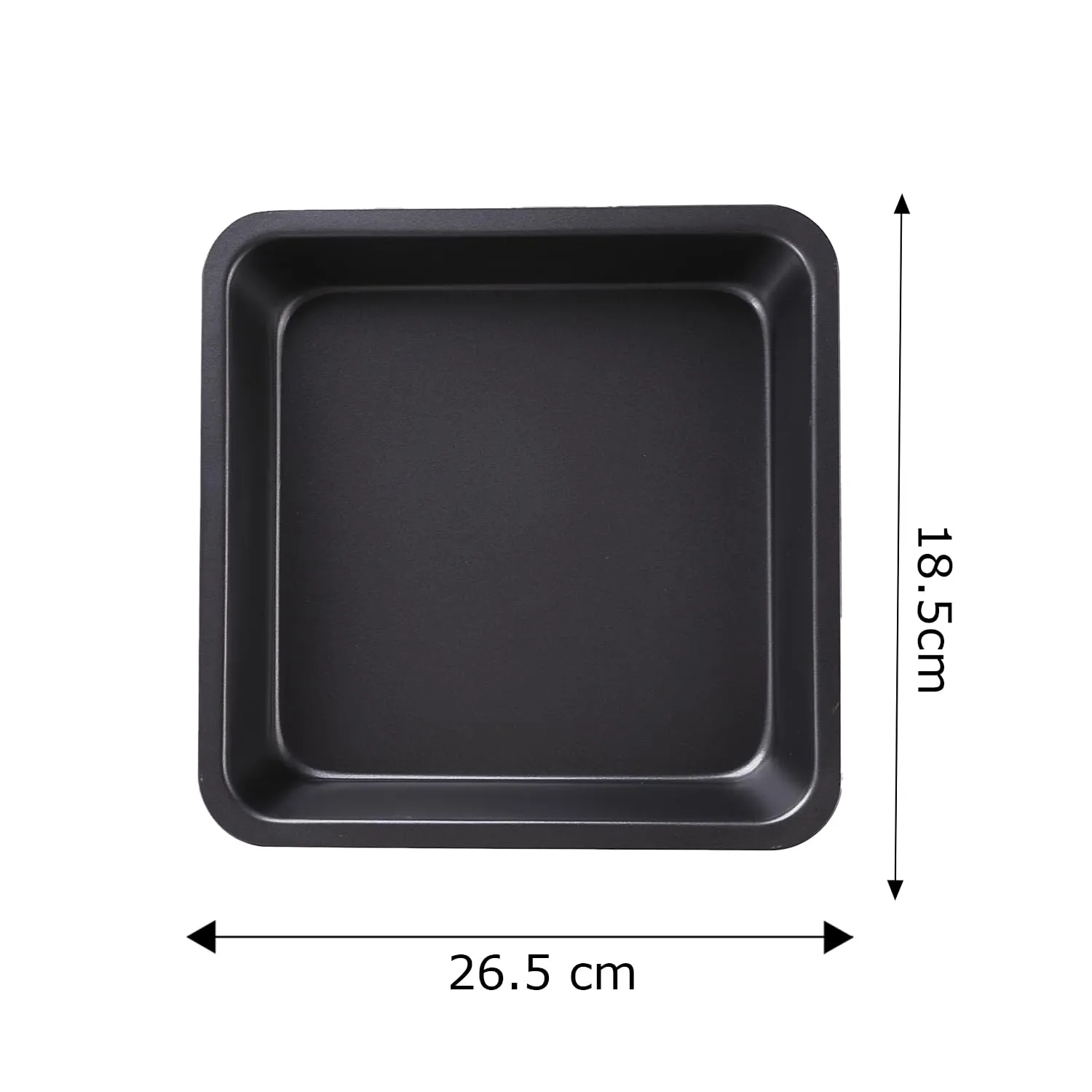 Homestic Square Bakeware Cake Pan|Large Cake/Bread Mould (Black)