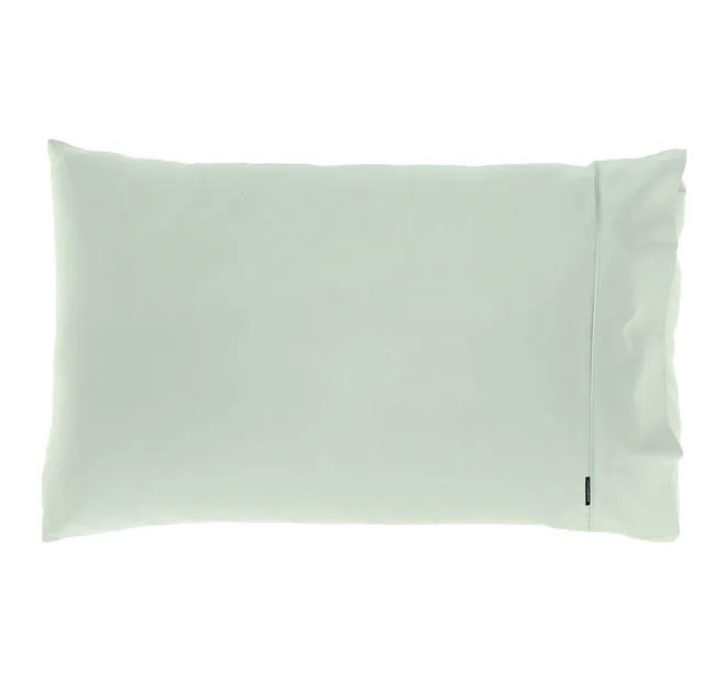 Hotel Augusta 500THC Cotton Sateen King Pillowcase Green Gum