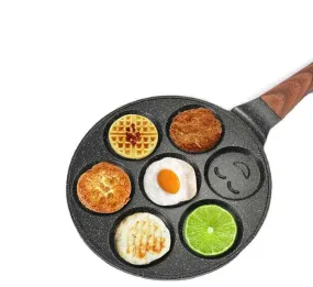 Hotting Food Grade 7 holes 26cm Pancake Waffle Maker