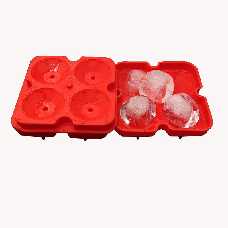 Household Simple Silicone Four-hole Ice Maker