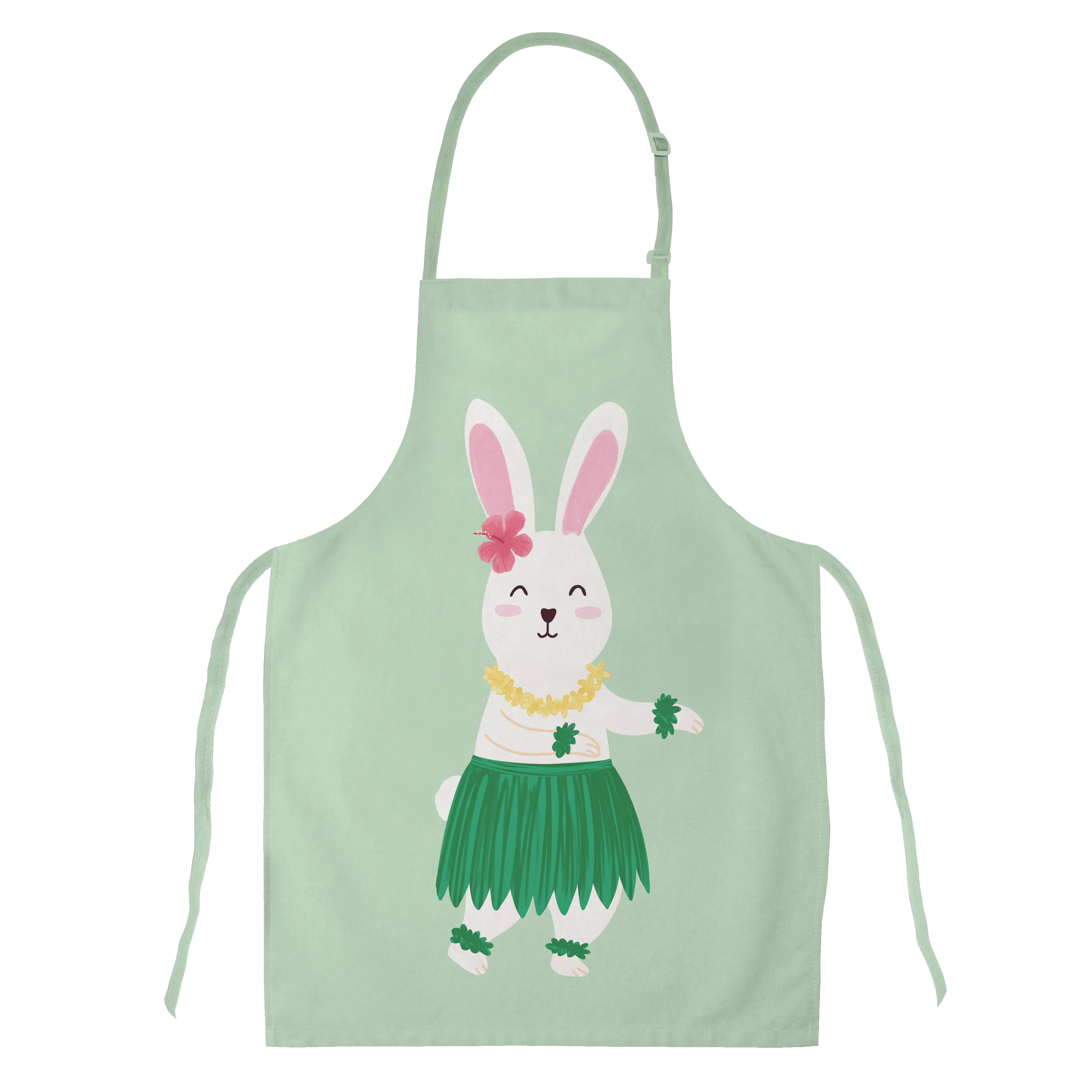 Hula Bunny Keiki Apron