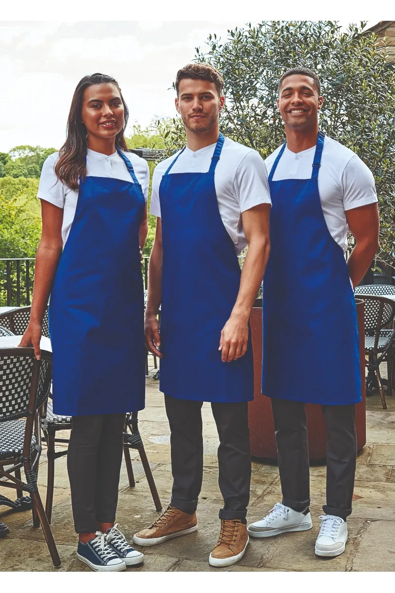 Indigo Denim Sustainable Bib Apron (No Pockets)