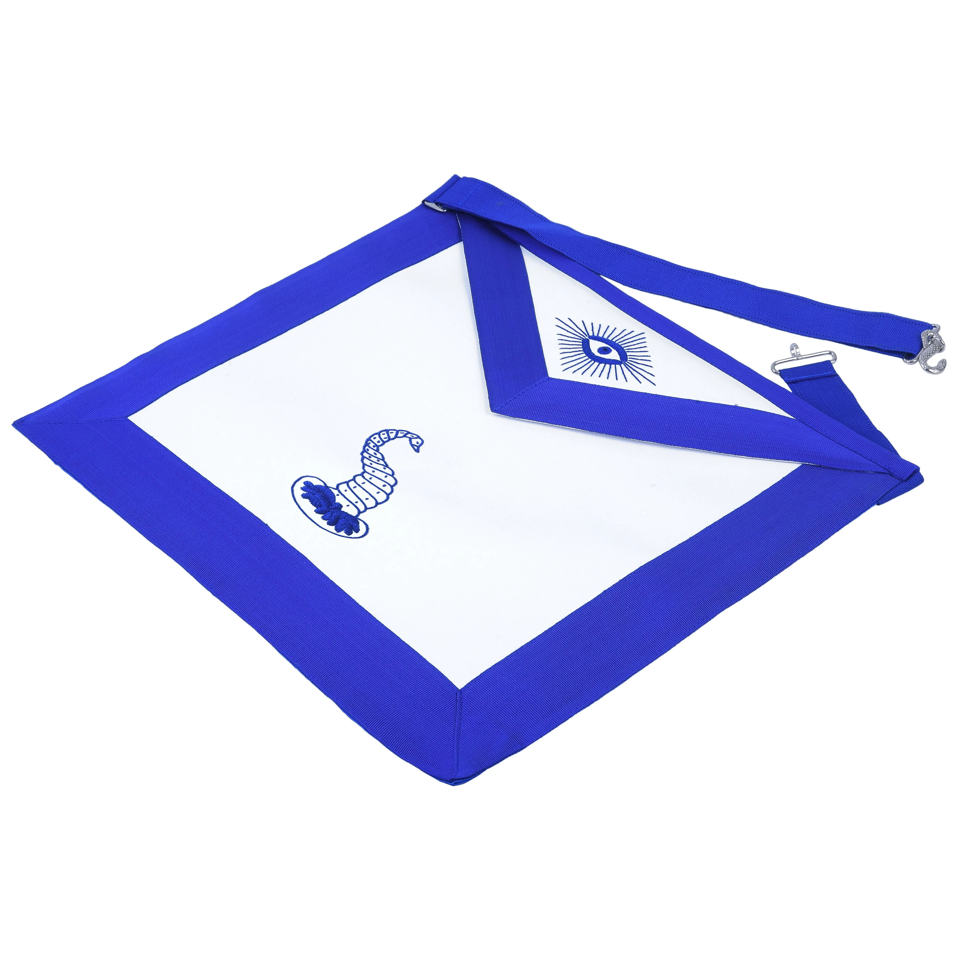 Junior Steward Blue Lodge Officer Apron - Machine Embroidery