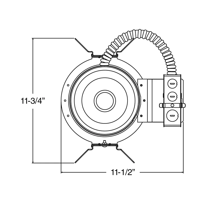 Juno TC22LED  6" LED Downlight New Construction Recessed Housing - 900 Lumens