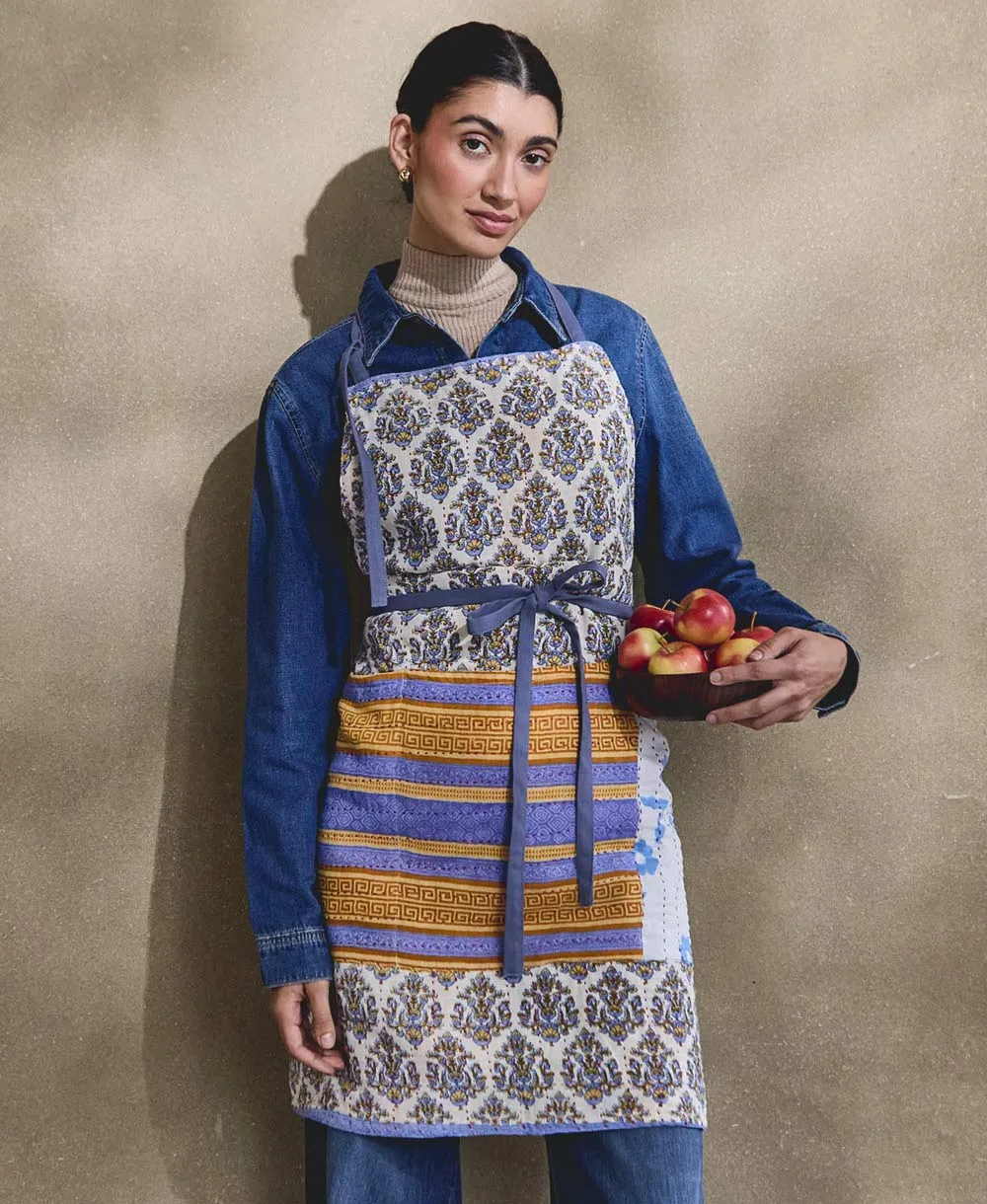 Kantha Bib Apron - No. 240703