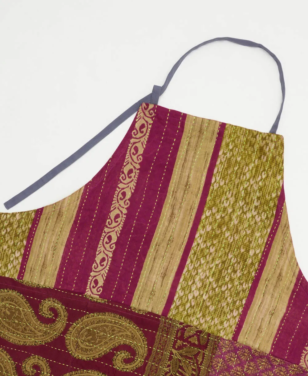 Kantha Bib Apron - No. 240703