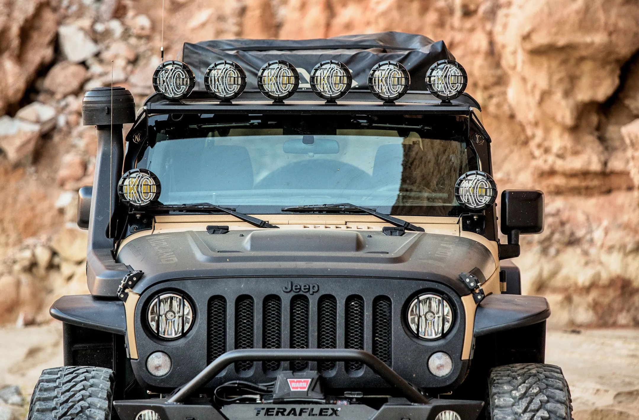 KC Hilites 50" Overhead Xross Bar Gravity® LED Light Kit -  2007-2018 Jeep JK