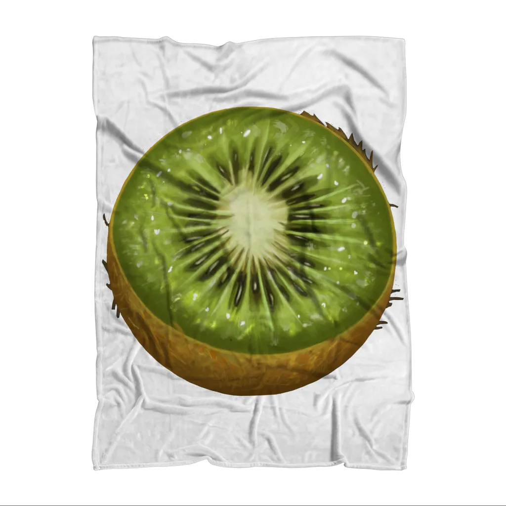 Kiwi Sublimation Throw Blanket